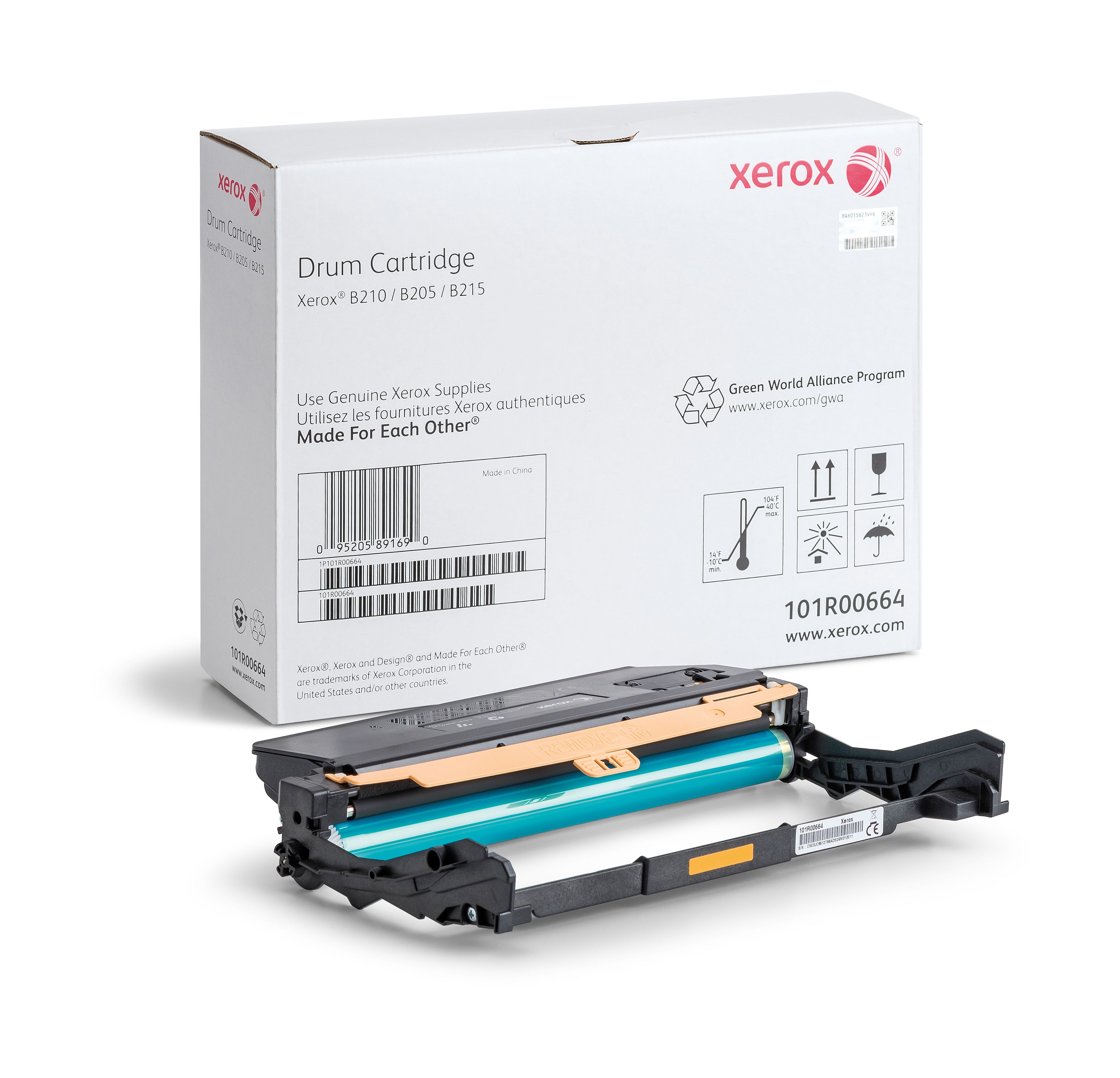 Xerox 101R00664 drum cartridge - Black - For Xerox B205, B210, B215