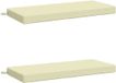vidaXL - Coussin de banc - SOEST - 2 pièces - 100% Polyester - Crème