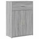 vidaXL Dressoir, 60x30x84 cm, bewerkt hout, grijs Sonoma eikenkleurig