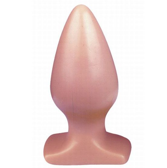 Butt Plug - medium - Flesh - Beige - PVC