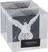 Merkloos / Sans marque Koopman International 2x stuks acryl vogel kersthangers transparant 10 cm kerstornamenten