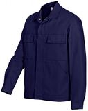 BP Workwear Basic 1485-060-10 werkjas - verborgen drukknoopsluiting - puur katoen - normale pasvorm - maat: 106/110 - kleur: donkerblauw