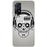 1001 coques Xiaomi Redmi Note 11 Pro Plus 5G Skull music bedrukt siliconen hoesje