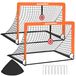 Football goal Pop-up goal Foldable 120 x 90 x 90 cm Set of 2 with carry bag
