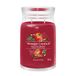 Yankee Candle Red Apple Wreath Cylinder Candle - 90 Hour Burn Time - Red