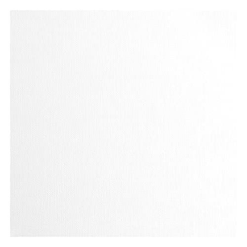 Vaessen Creative Florence Cardstock Papier, wit, 216 g/m², vierkant, 30,5 x 30,5 cm, 20 stuks, textuur, voor scrapbooking, kaarten, stansen en ander knutselwerk