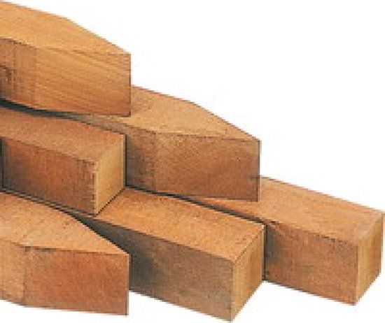 Intergard Hardhouten palen Azobe 8x8x300cm
