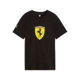PUMA Scuderia Ferrari T-shirt met gekleurd schild voor jongeren 152, Black