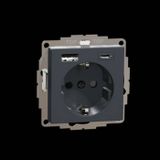 Merten Schuko Steckdose mit USB Ladegerät MEG2367-0414