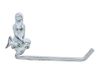 Hampton Nautical Witgekalkte Gietijzeren Zeemeermin Toiletrolhouder 10 inch Badkamer Strand Home Decorating