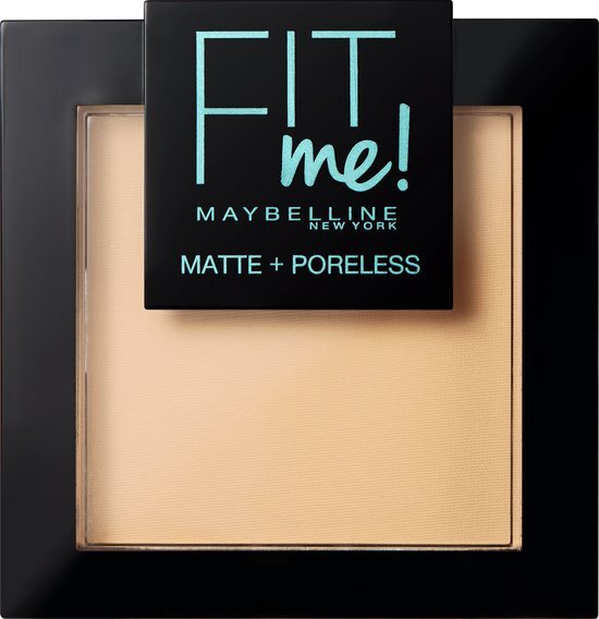 Maybelline Fit Me Matte + Poreless Powder - 115 Ivory - Matterend Poeder welke Poriën Zichtbaar Verkleind - 9 gr.