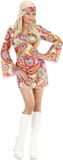 Widmann Hippie Kostuum Hippie Meisje Vrouw Medium Carnaval kostuum Verkleedkleding