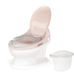 Jane Pot de propreté Caoutchouc Blanc, Rose