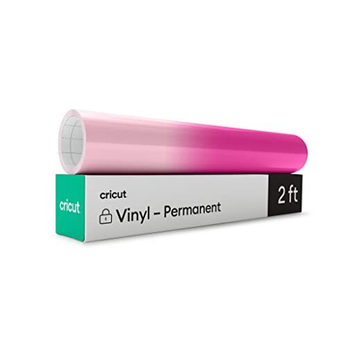 CRICUT Op kou reagerend, kleurveranderend Vinyl (Permanent) | Lichtroze <-> Magenta | 30,5cm x 61cm (12" x 24") | Voor alle snijmachines