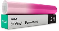 CRICUT Op kou reagerend, kleurveranderend Vinyl (Permanent) | Lichtroze <-> Magenta | 30,5cm x 61cm (12" x 24") | Voor alle snijmachines