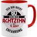 Verjaardagscadeaumok met spreuk, Ich Bin nicht 30 Ich Bin 18 mit 42 Jahre Ervaring, verjaardagscadeau cadeau-ideeën, cadeaus voor papa, opa-mok, cadeau-ideeën