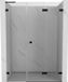 Mexen Lunar-F L porte pliante douche droite 135 cm, transparent, noir