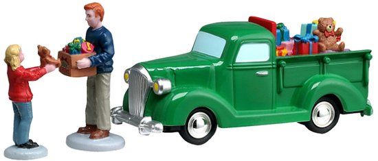 Lemax Church Toy Drive - Set van 3