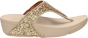 FitFlop Lulu Glitter Teenslipper Dames Goud - Beige Maat 38