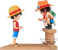 Banpresto ONE PIECE - Luffy & Ace - Figure WCF Log Stories 8cm