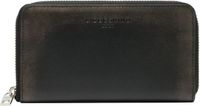 LIEBESKIND BERLIN Lou Vintage Leather Frieda Purse Black Donkerbruin