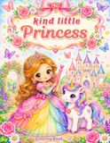 Kind Little Princess Coloring Book