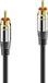 sonero S-AC800-050 audio kabel 5 m RCA Zwart