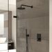 Hotbath Cobber IBS23CR137 Inbouw Regendoucheset met Ronde Handdouche en 20cm Hoofddouche aan Plafondbuis, Chroom