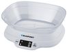 Blaupunkt FKS501 balance de cuisine Blanc Rectangulaire balance de cuisine électronique