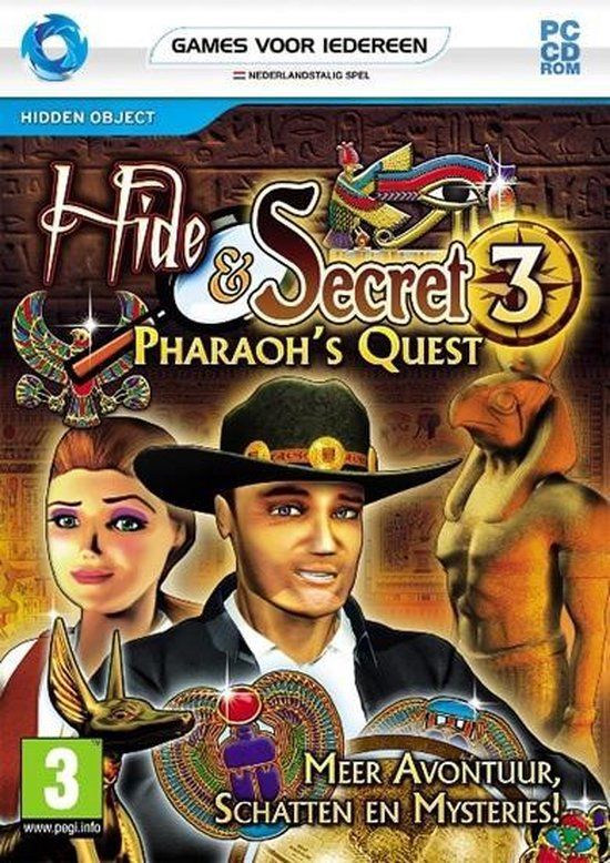 Hide & Secret 3: Pharaoh's Quest - Windows - Standard Edition - CD-rom