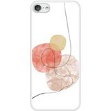 Apple Siliconen hoesje compatibel met iPod Touch 5, 6 - Eén lijn rood