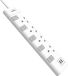 Philips Multiprise 3 voies – 230V – 3 prises – Compact et sûr – Blanc