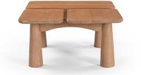 Starfurn Salontafel Vona - Organisch Naturel Hout - 80x70x36cm