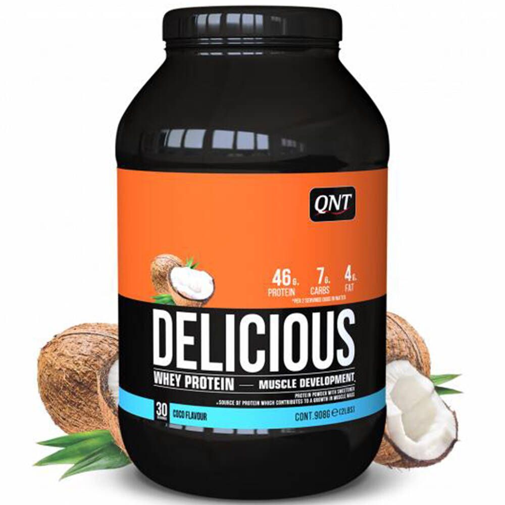 QNT Delicious Whey Protein Kokosnoot 908 g
