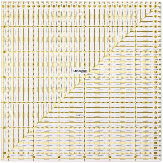 Prym Universele liniaal 31,5x31,5cm Omnigrid 611319