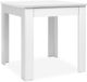 CALICOSY - Table à manger SKARA 80x80 cm avec compartiment de rangement