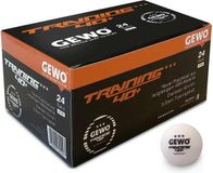 Gewo Tafeltennisballen Training box van 24 - 3* - Wit