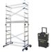 Stanley Échafaudage Domestique Pliable : Hauteur De Travail Maximale De 3.78m + Servante D'Atelier