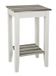 Haku-Möbel HAKU Möbel 511 bijzettafel wit-maritimo grenen 40 x 30 x 69 cm