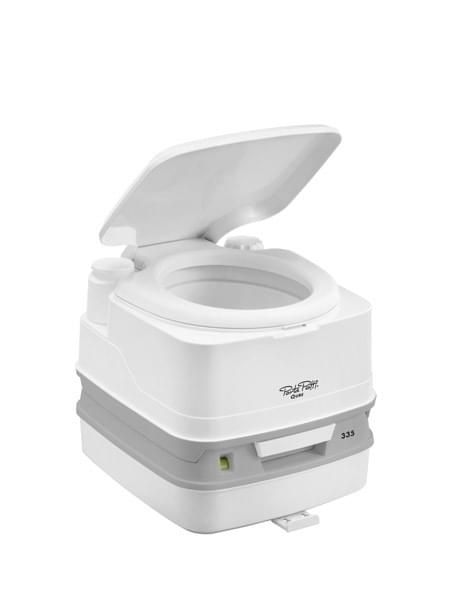 Thetford Qube 335 Porta Potti - White - 10L - With Hold Down Kit