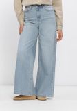My Essential Wardrobe Mwjessie 139 Low-crotch X-wide Jeans Dames - Broek - Lichtblauw - Maat 32/31