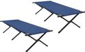 vidaXL Opvouwbaar Campingbed Blauw 210 x 80 x 46 cm Oxford stof
