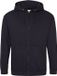 Just Hoods IMBRETEX SAS Vegan Hoodie met ritssluiting en capuchon Jet Black - L