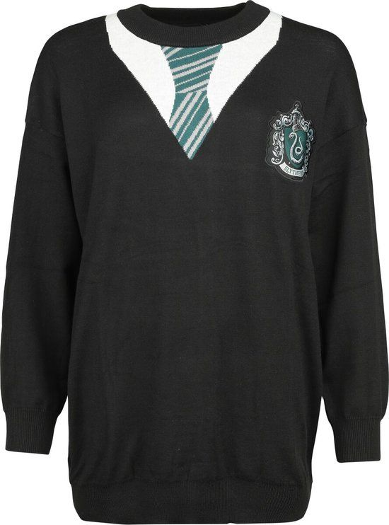 Harry Potter Slytherin Dames Gebreide trui - zwart - S