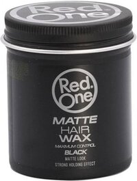 Red One Matte Hair Wax - Maximum Control - Black Matte Look - 100ml