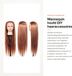 Dailygoods Mannequin hoofd met synthetisch haar - Bruin