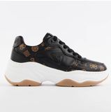Guess Hapyy3 Lage Sneakers Vrouw Zwart
