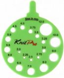 KnitPro Breinaaldenmeter rond groen