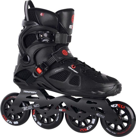 Tempish Ezza 90 Inline Skates - Black/Red - Size 41 - Unisex
