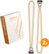 Heimer Clear Flame - Brûleur de parfum avec mèche et pierre - 2 pièces